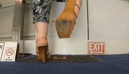 CC - human rug for dirty sandals