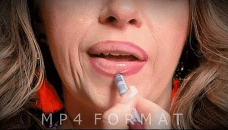 Cherry Frost Red Lipstick | Lip Licks & Sniffs (HD) MP4