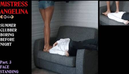 YOUNG EBONY BRAT TRAMPLES the room service guy (PART 3) HD