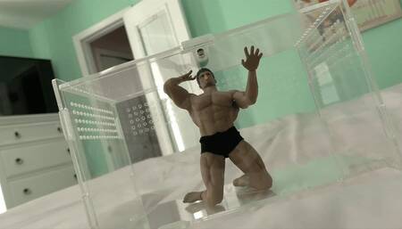 Giantess Ama Rio Uses Shrunken Man As Tiny Play Toy (SD 720p WMV)