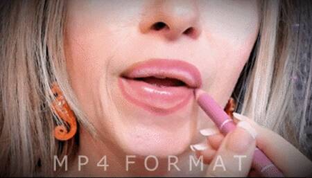 Sexy Pink Lip Sniffs (HD) MP4