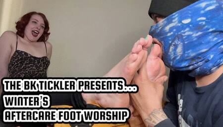 WINTER’S AFTERCARE FOOT WORSHIP