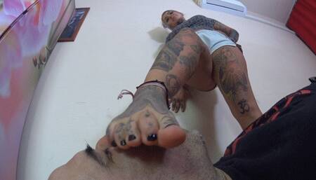 ASTARTE - You Mean Nothing To Me - EXTREME Foot Domination, Trampling And Facecrushing GOPRO VERSION 1080p