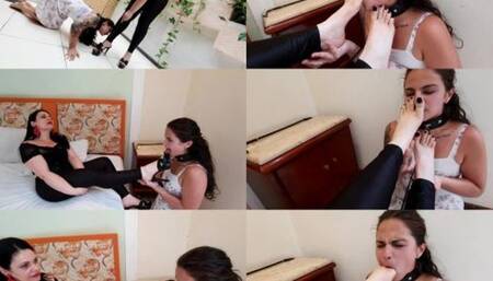 MY BEAUTIFUL SLAVE AT MY FEET - GODDESS LETICIA MILLER & SLAVE ANNY LEE - EXCLUSIVE LM VIDEOS APRIL 2023 - CLIP 2