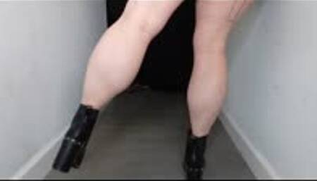 Calves Flex in Black Ankle Boots with Studs MP4 640