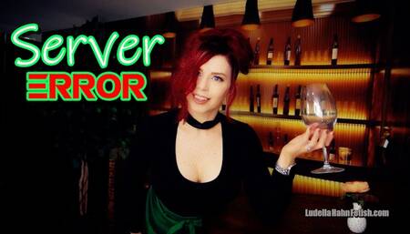 Server Error - Fembot Waitress Ludella Can’t Seem to Get Your Order Right - A Glitchy Malfunctioning Robot Film - MP4 720p