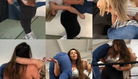 BBW Lift and carrys blonde bimbo