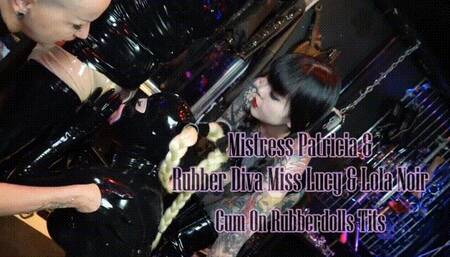 Cum On Rubberdolls Tits ft Rubber Diva Miss Lucy and Lola Noir 720p