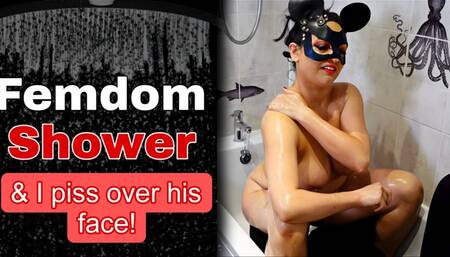 Femdom Shower Toilet Piss Slave Bondage Female Domination