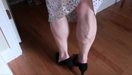 Pink Fox, simple calf raises