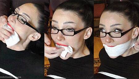 Kiki in: "Make Me Your Experiment: Tie & Gag Me in That Chair & PUSH Me! I Can Take Whatever You Have Planned!" (Tape Me Too!! Kiki Loves Bondage Cut) (HD)