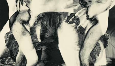 Hairy Man Mind Melt (B&W)