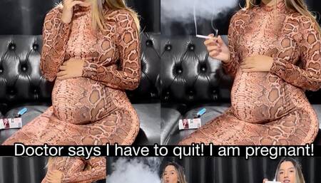 Doctor says I have to quit! I am pregnant! - role play