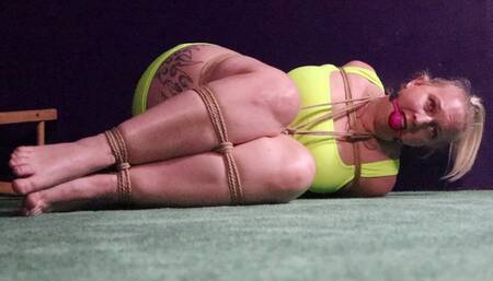 Vivica Elbows Cinched and Ball Tied Struggling on the Floor SDmp4