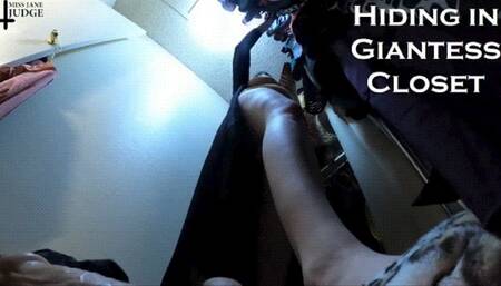 Hiding in Giantess' Closet WMV