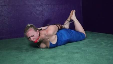 Struggling in Beautiful Agony Hog Cuffed and Belted Elbows SDmp4