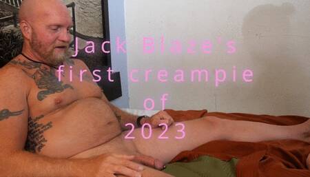 Jack Blaze's first creampie of 2023