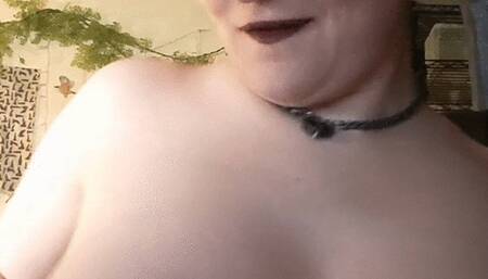 Slapping My Tits Until They're Red For You