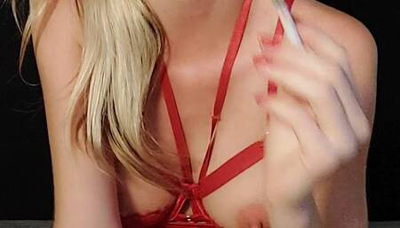 Smoke a cigarette with me (Domination and Humbling)