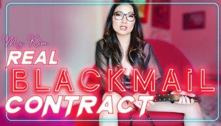 Real Blackmail Contract Advanced Players Only (WMV) Mz Kim