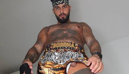 Giant fighter humiliates you for sniffing his underwear | Giant humiliation POV - Lalo Cortez