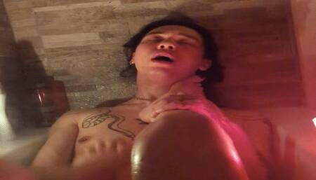 Rosanna's sensual face smother