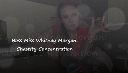 Boss Whitney Morgan Chastity Concentration - pt1 - wmv