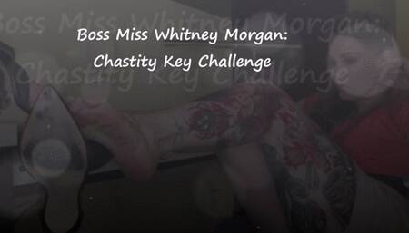 Boss Whitney Morgan Chastity Challenge - Dangle Ignore Pt2 - mp4