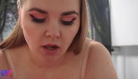 Cute girl with big tits sucks cock