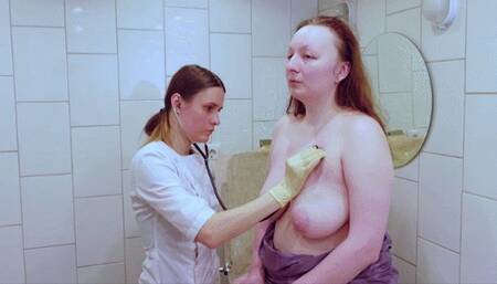 Medical exam with breasts and gyno (small4phone)