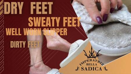 MY slipper toe print