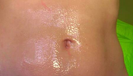 Oily Closeup Belly Button JOI (mkv)