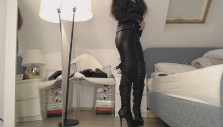 leather fetish - full body in leather