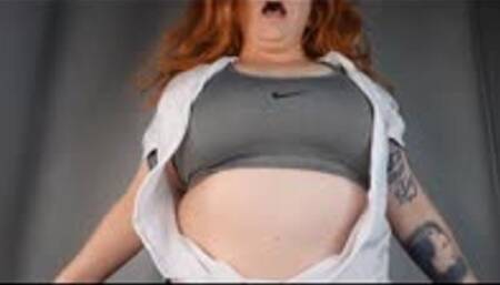 Stepmoms ANGRY HORNY Growth after you Interrupt her Workout! MP4 640