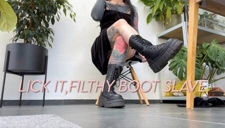 Lick It, Filthy Boot Slave