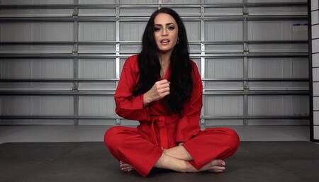 CLEO'S KARATE MEDITATION MASTURBATION