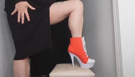 JOI and CEI to Muscular Calves and Boots WMV 720