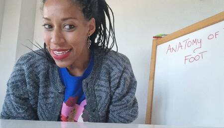 Tiny foot perv student caught with hard on in class