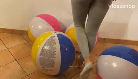 hot sit pop in tight leggings