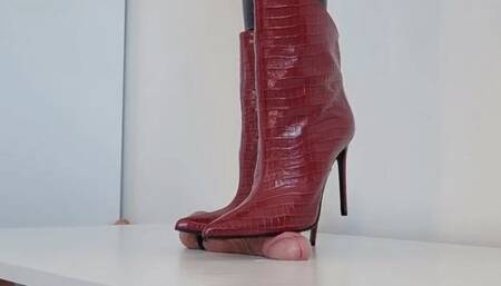 Lady Latisha - CBT Trample Board - GIULIANO GALIANO Stiletto Boots - UHD 4K