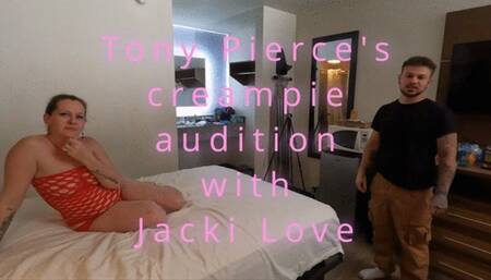 Tony Pierce's creampie audition with Jacki Love (1080p)