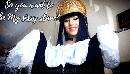 POV: Goddess Lilith considers you as a new sissy slave
