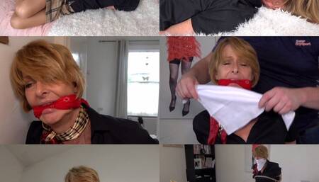 Toni g, gilf bound gagged and held for ransom (mp4)