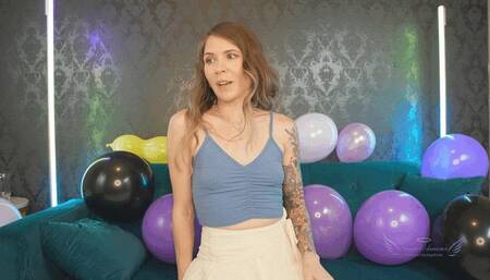 Balloon popping party