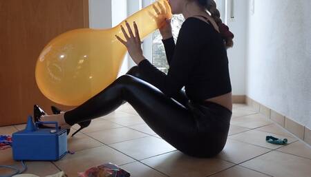 destroying a looner's balloon supplies