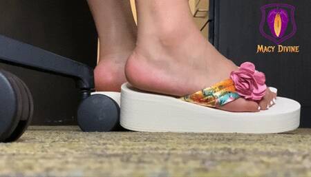 Spying On Macy's Feet