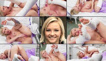 Zazie Double SLC with Toe Spica Self Toe Sucking and Casturbation #2 (in HD 1920X1080)