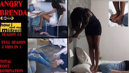 FOOT DOMINATION by EBONY YOUNG DOMINA BRENDA (480p)