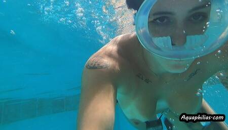 Aquaphilias- Skylar Calico- Swimming Boob Vision
