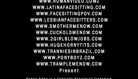 Femdom nude Face sitting and Big butt ass worship smothering pussy tit smothering and ass licking to orgasm POV upskirt queening and tit smothering 334